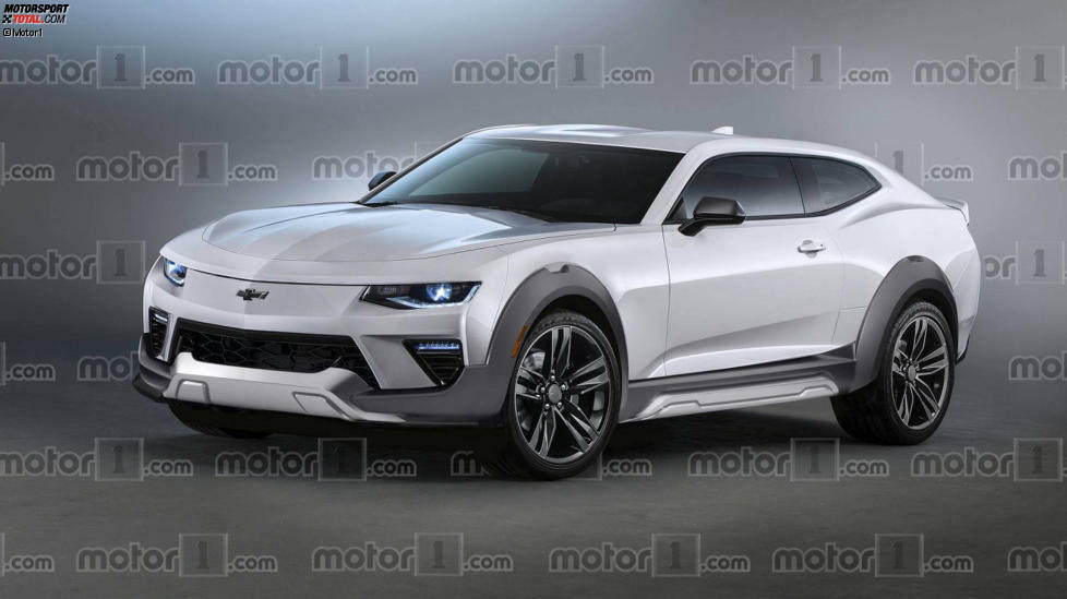 Chevrolet Camaro SUV - 2020: Bitte was? Na gut, offiziell hat Chevrolet noch nichts in Richtung Camaro-SUV verkündet. Aber schauen Sie mal, was Ford gerade macht. Dort ergänzt man gefühlt jedes Auto mit einem SUV. Inklusive des Mustang-inspirierten Mach 1, den wir Ihnen gleich zeigen werden.