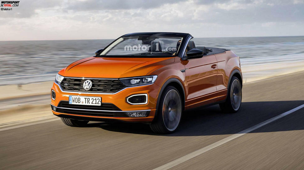 VW T-Roc Cabrio - 2020: Ja, das hier erscheint wie eine eher fragwürdige Angelegenheit. Trotzdem ist es VW mit dem T-Roc Cabrio offenbar sehr ernst. Zur Verteidigung der Wolfsburger sei gesagt: Das Range Rover Evoque Cabrio verkauft sich auch überraschend gut. Diese Illustration zeigt wohl schon ganz gut, was uns alle erwartet.