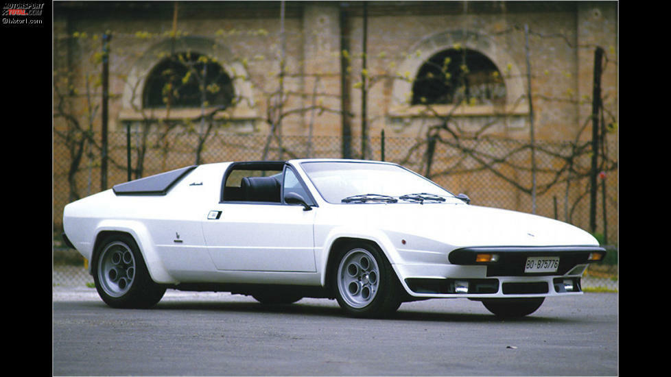 Lamborghini Silhouette: Schon ein wenig in die 1980er-Jahre wies der Silhouette von Lamborghini. Das Targa-Gefährt basierte auf dem Urraco und debütierte 1976.