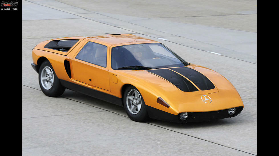 Mercedes C 111:Ein absoluter Traumwagen der 70er war der Mercedes C 111. 1970 erstmals gezeigt, stapelten sich in Stuttgart viele Blankoschecks. Aber Mercedes misstraute der Zuverlässigkeit des verbauten Wankelmotors. So kam es zum Paradigmenwechsel: Mit einem Turbodiesel unter der Haube brach der C 111 im Jahr 1976 mehrere Weltrekorde.