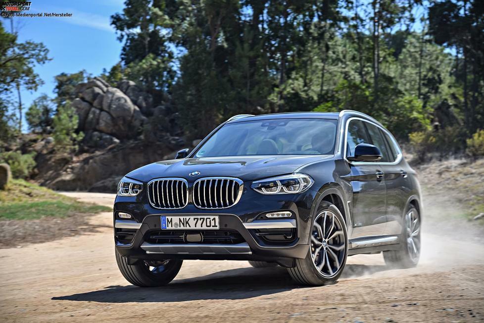 #1 Geländewagen: BMW X3; Vormonat: VW Tiguan