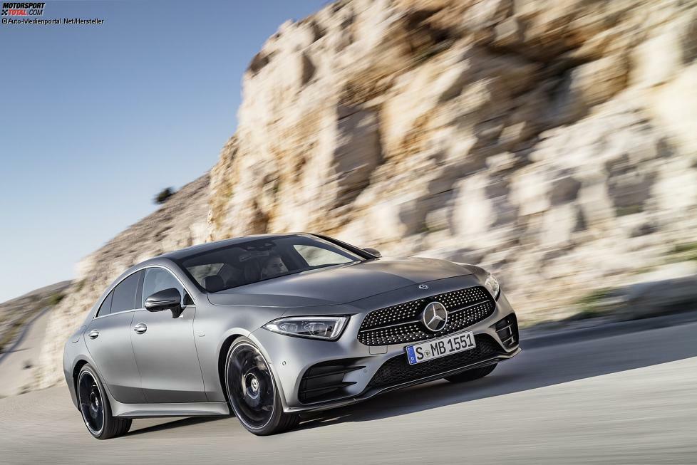 #1 Oberklasse: Mercedes-Benz CLS; Vormonat: Mercedes-Benz S-Klasse