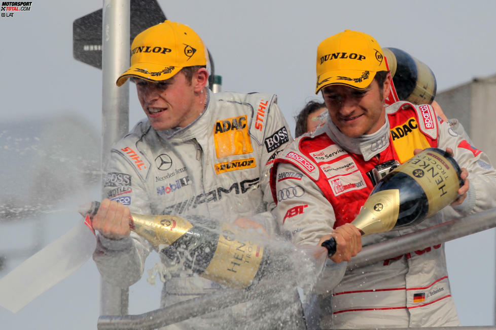 5. Paul di Resta (106 Rennen): Zwischen 2007 und 2010 fährt der Schotte mit Mercedes in der DTM. danach erfolgt der Aufstieg in die Formel 1. 2014 kehrt der DTM-Champion von 2010 zurück in die deutsche Tourenwagenserie.
