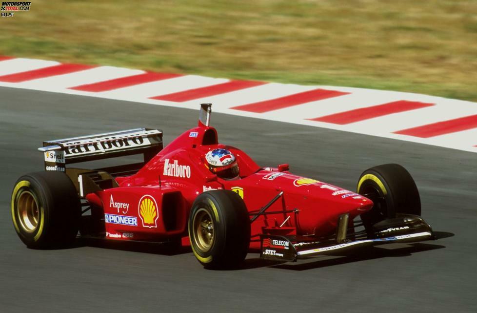 Ferrari F310: Mit seinem Wechsel zu Ferrari erfüllt sich Schumacher 1996 einen Traum. Im ersten Jahr kann er mit der 