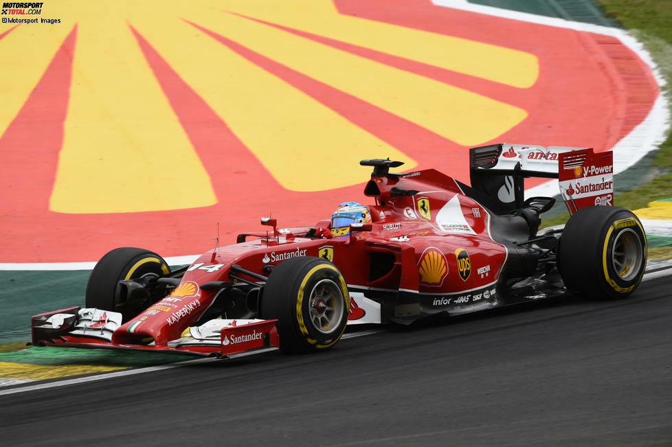 2014: Ferrari F14 T
WM-Ergebnis: 6. mit 161 Punkten (19 Rennen)