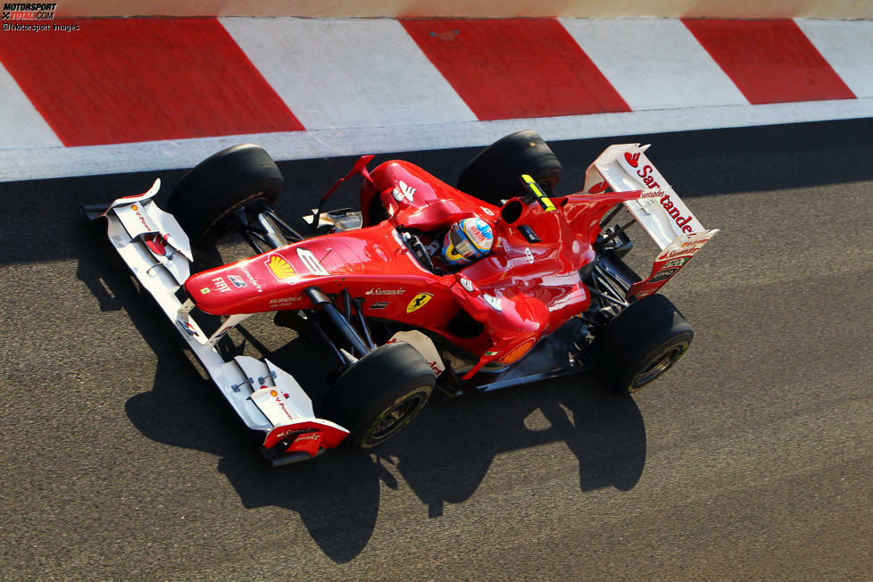 2010: Ferrari F10
WM-Ergebnis: 2. mit 252 Punkten, 5 Siege (19 Rennen)