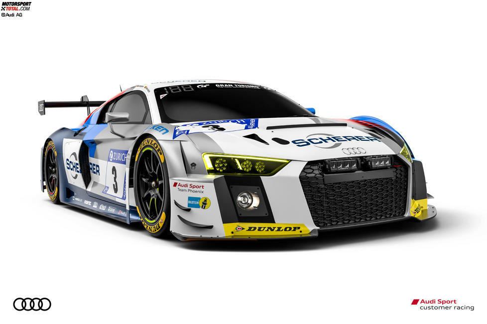 #3 (Audi Sport Team Phoenix): Christopher Haase/Nico Müller/Frank Stippler/Frederic Vervisch