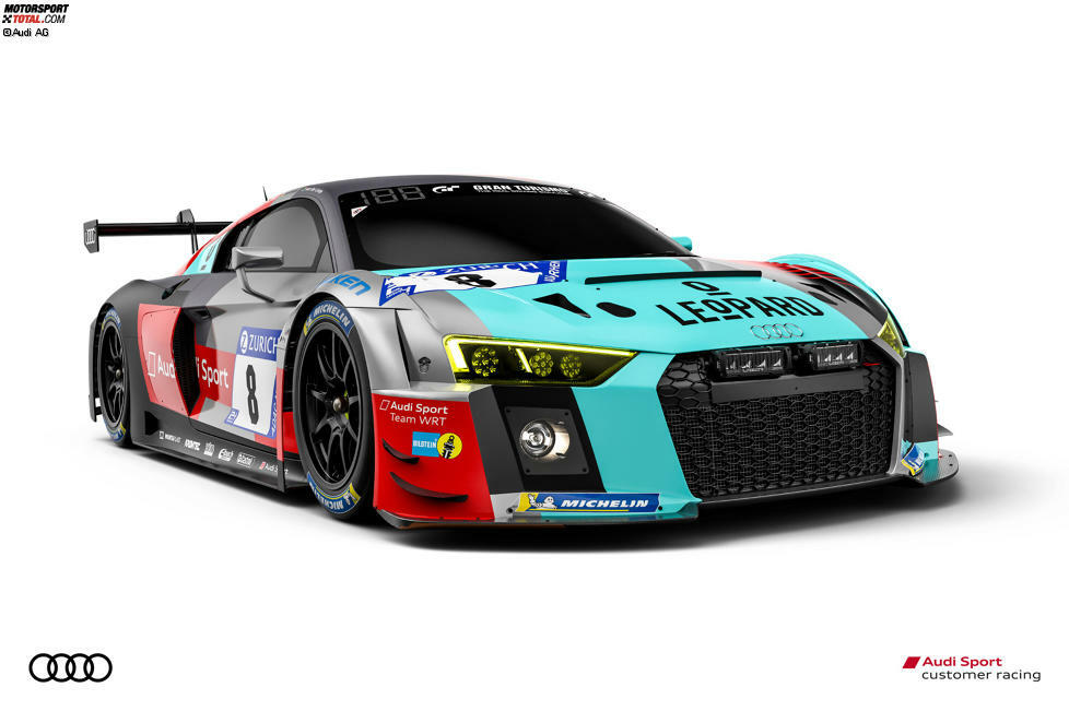 #8 (Audi Sport Team WRT): Robin Frijns/Kelvin van der Linde/Rene Rast/Dries Vanthoor