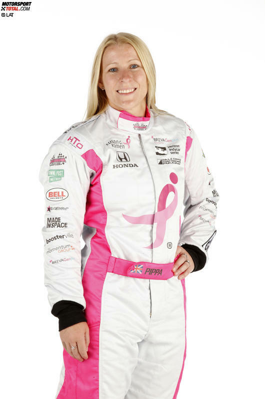 Pippa Mann (35/GBR): Die Indy-500-Veteranin (sieben Starts) ist Rekordhalterin: Als erste Frau schaffte sie 2017 im 