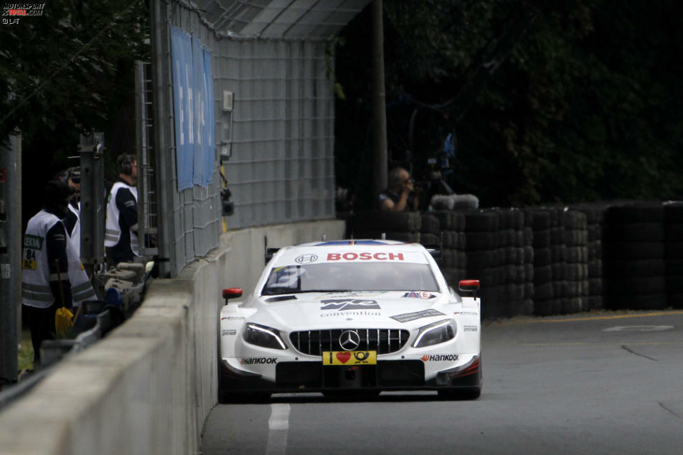 Einen Podestplatz verpasst Paul di Resta auf dem Norisring mit den Rängen vier und sechs nur knapp, aber ...