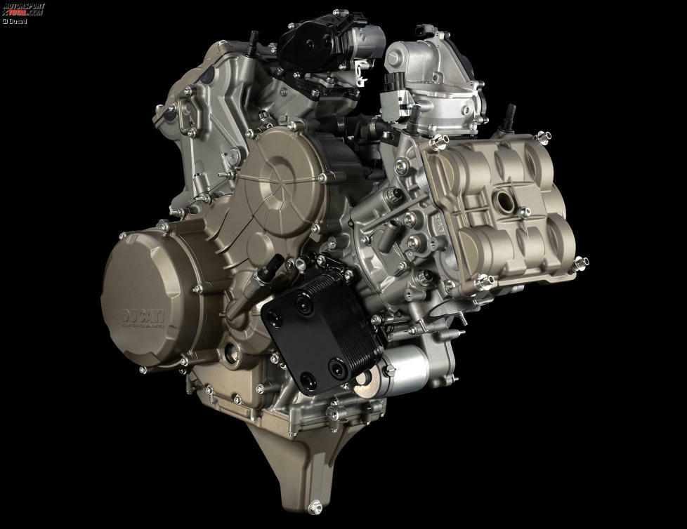 Der extrem kurzhubige Motor der 1199 lotete die Grenzen des Machbaren aus und war der stärkste Zweizylindermotor der Motorradgeschichte.