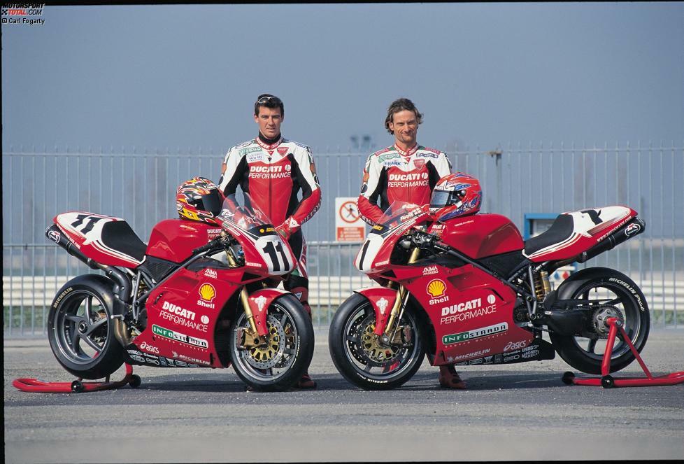 Das teaminterne Duell entschied Fogarty eindeutig. Troy Corser wurde hinter Honda-Pilot Colin Edwards WM-Dritter.