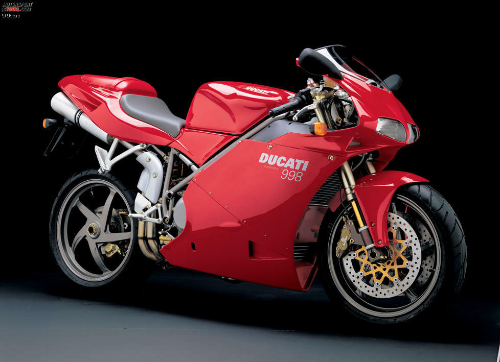 Die Ducati 998 war die finale Version der 916-Reihe. Troy Bayliss scheiterte 2002 knapp am Titel, bevor Ducati 2003 ein neues Modell präsentierte ...