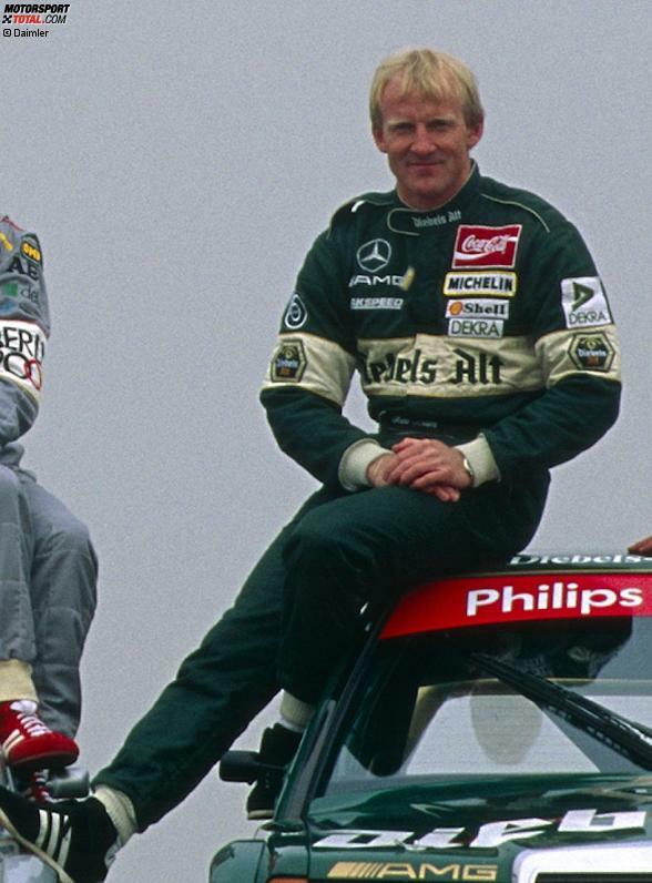 4. Kurt Thiim lässt Mercedes 15 Mal über einen Sieg jubeln. Zwischen 1989 und 1996 ist der Däne in der deutschen Tourenwagenserie beziehungsweise ITC unterwegs.