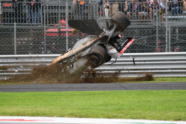 Marcus Ericsson erlebte im Freien Training von Monza einen wahren Horrorunfall.