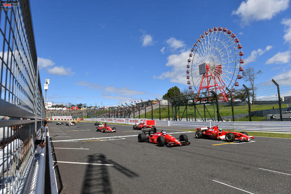 Zahlreiche Legenden der Formel 1 gaben sich zum 30. Jubiläum der Formel 1 in Suzuka die Ehre.