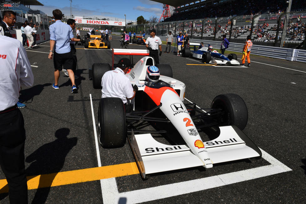 Ebenfalls am Start: der McLaren Honda MP4-7A in den Händen von Takuma Sato.