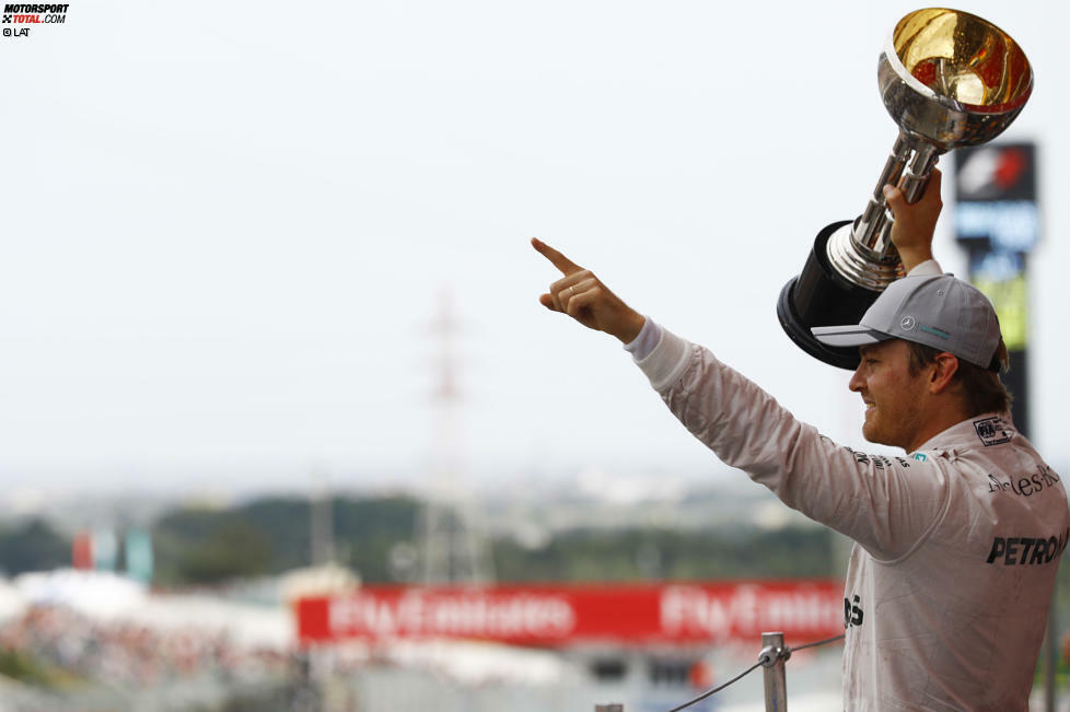 13. Nico Rosberg - Letzter Sieg: Großer Preis von Japan 2016 für Mercedes