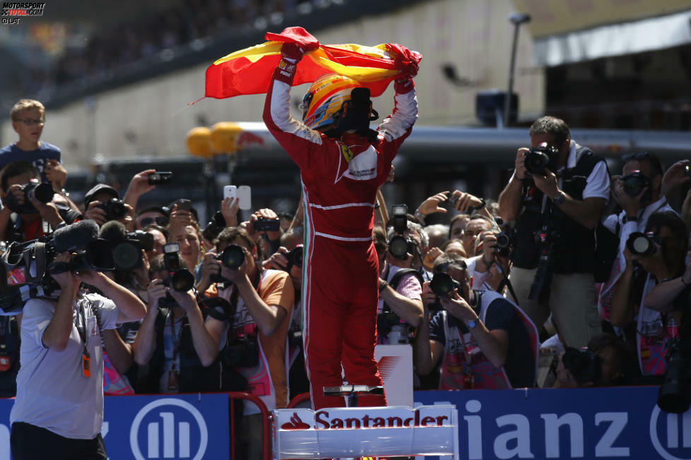14. Fernando Alonso - Letzter Sieg: Großer Preis von Spanien 2013 für Ferrari