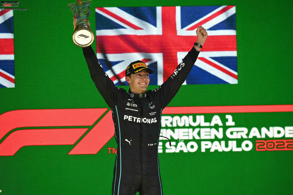 3. George Russell - Letzter Sieg: Großer Preis von Sao Paulo 2022 für Mercedes