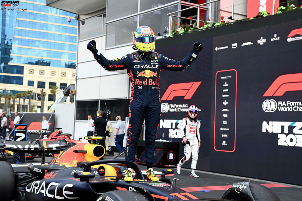 3. Sergio Perez - Letzter Sieg: Großer Preis von Aserbaidschan 2023 für Red Bull