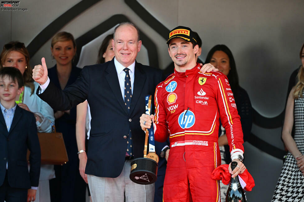 1. Charles Leclerc - Letzter Sieg: Großer Preis von Monaco 2024 für Ferrari