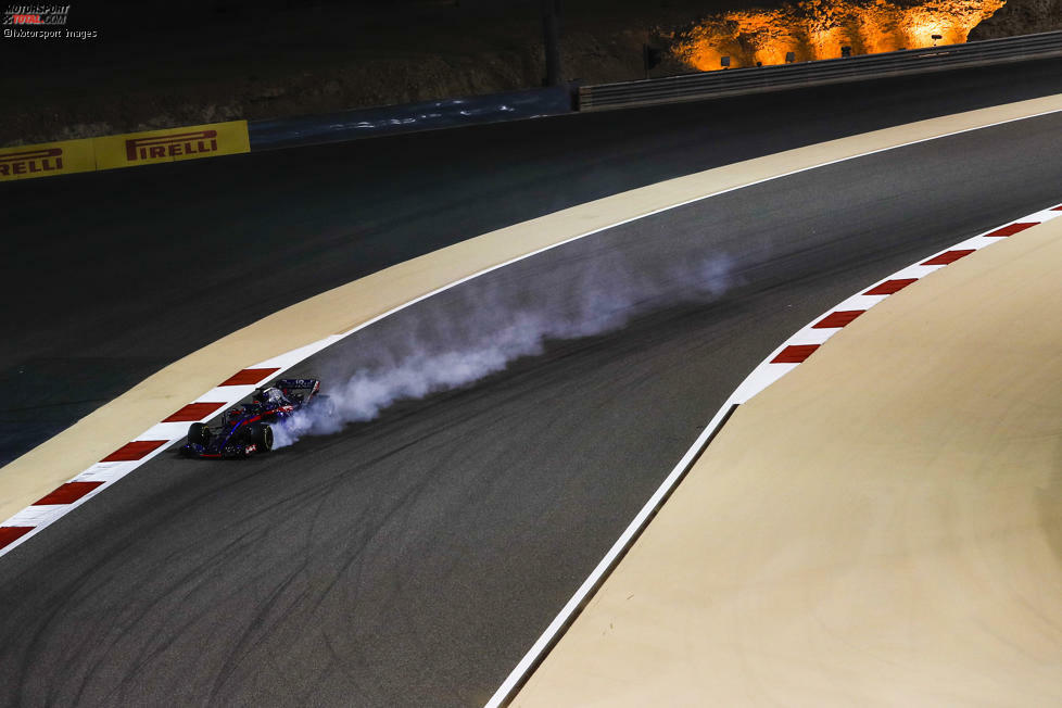 Brendon Hartley (5): Hartley hatte es in Bahrain schwer. Die Updates bekam er erst nach Gasly, daher fand er nicht so schnell in den Rhythmus. Das Speed-Defizit ist erklärbar. Seine Blackouts in der Aufwärmrunde und am Start (Kollision mit Perez) nicht.