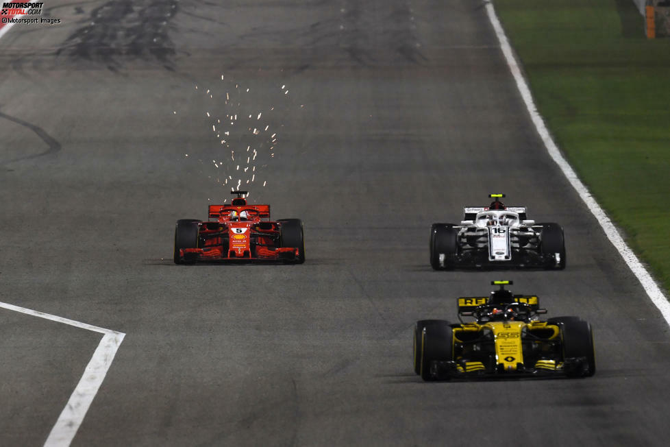 Carlos Sainz (4): Auch wenn es Gründe dafür gibt: In Bahrain kassierte der Spanier eine mächtige Ohrfeige von Teamkollege Hülkenberg. Viele hatten prognostiziert, dass Sainz bei Renault zur Nummer 1 wird. Aber der Weg dahin ist noch lang.