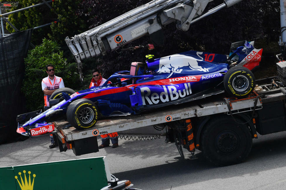 Pierre Gasly (3): Der zwölfte Startplatz ist mit dem Toro-Rosso-Honda in Barcelona fast schon sensationell. Leider verhinderte Landsmann Grosjean, dass Gasly im Rennen etwas reißen konnte. Es bleibt ein starkes Qualifying stehen. Zu wenig für eine 2.