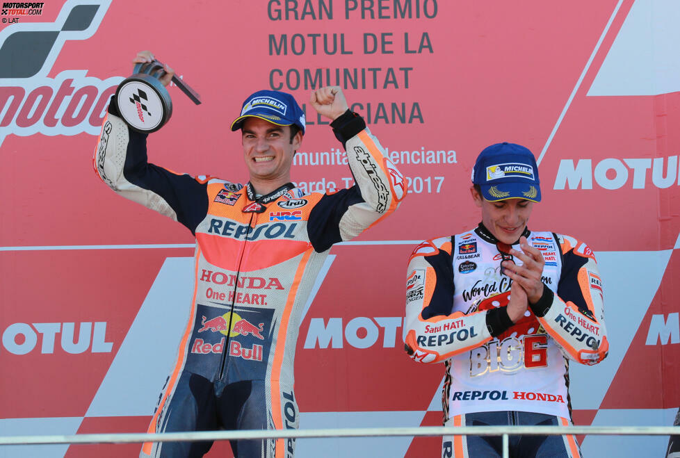 Platz 1: Dani Pedrosa (31 Siege, 112 Podestplätze, Vizeweltmeister 2007, 2010, 2012)