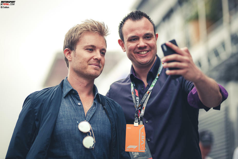... oder sogar ein Selfie mit Nico Rosberg.