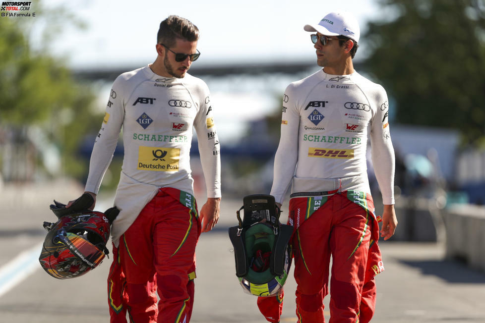 Audi setzt auf Kontinuität: Bereits in ihre fünfte gemeinsame Saison gehen Daniel Abt und Ex-Champion Lucas di Grassi. Als einzige Fahrerpaarung sind der Deutsche und der Brasilianer seit dem ersten Rennen der Geschichte unverändert.