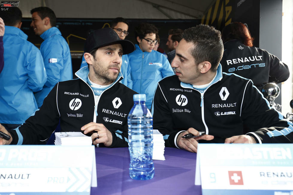 Einen Neuanfang gibt es bei Renault e.dams. Nissan kommt für die Franzosen, und auch Nicolas Prost ist raus. Sebastien Buemi besitzt noch einen Vertrag und bleibt an Bord. Neuer Teamkollege wir der britisch-thailandische Pilot Alexander Albon, der vorher in der Formel 2 aktiv war.