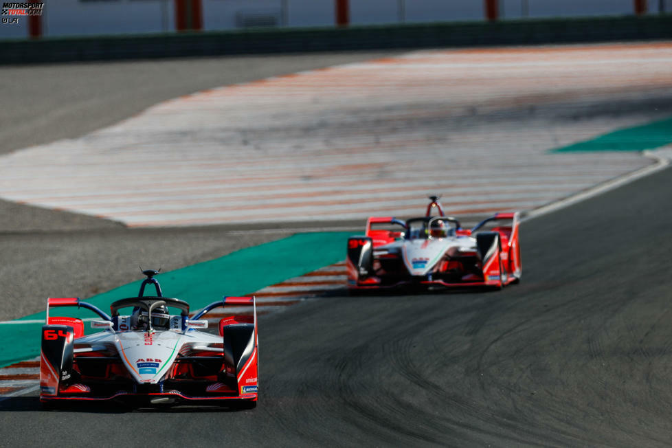 Jerome D'Ambrosio und Pascal Wehrlein mit dem Mahindra M5Electro