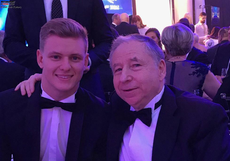 Als letzter Formel-3-Europameister der Geschichte ausgezeichnet: Mick Schumacher mit Jean Todt.