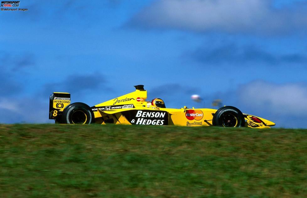 1999 gewinnt Heinz-Harald Frentzen mit dem Jordan 199 zwei Grand Prix. Mit WM-Rang drei ist das Team erfolgreich wie nie zuvor.