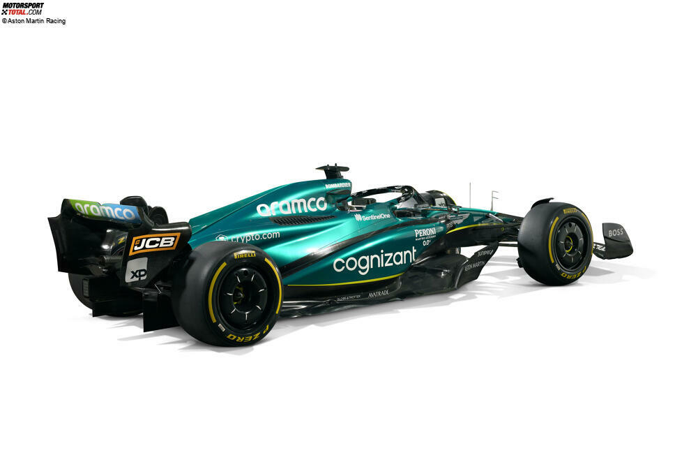 Nach dem Rücktritt von Sebsatian Vettel ist 2023 Fernando Alonso der neue Teamleader bei Aston Martin, zweiter Fahrer bleibt Lance Stroll. Ihr Sportgerät hört auf den Namen AMR23.