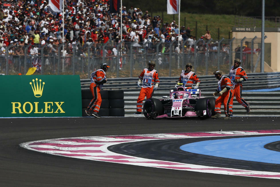 Esteban Ocon (4): Gutes Qualifying, Teamkollege geschlagen, durchschnittlicher Start und unterwegs zu Punkten - aber an der Kollision mit Gasly hatte auch er zumindest eine Teilschuld. Für eine 3 ist uns das (knapp) zu wenig.