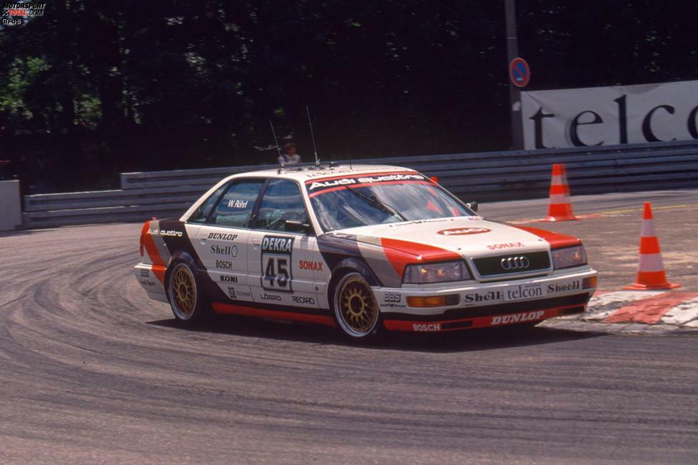 Walter Röhrl: Die Rallye-Legende nimmt zwischen 1990 und 1991 an zehn Rennen für Audi teil. Höhepunkt ist sein Sieg am Nürburgring 1990. Am Norisring wird Röhrl in den beiden Läufen Zweiter und Dritter. 1991 steht er in Hockenheim als Dritter erneut auf dem Podium.