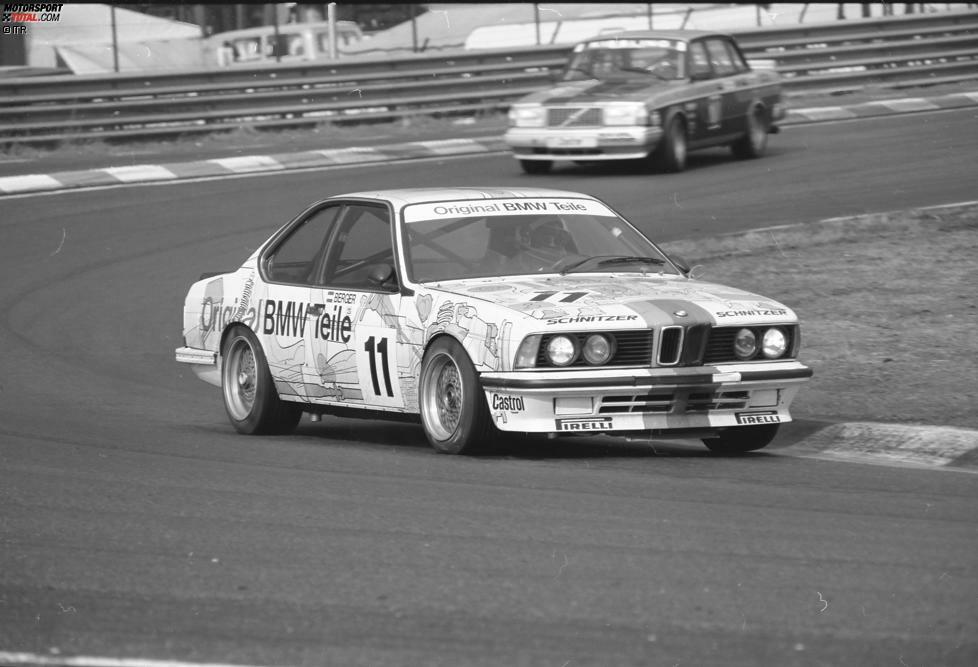 Gerhard Berger: 1985 absolviert der aktuelle DTM-Chef in Zolder einen Gaststart im BMW 635 CSi. Der Österreicher wird bei seinem bis dato einzigen DTM-Rennen Achter.