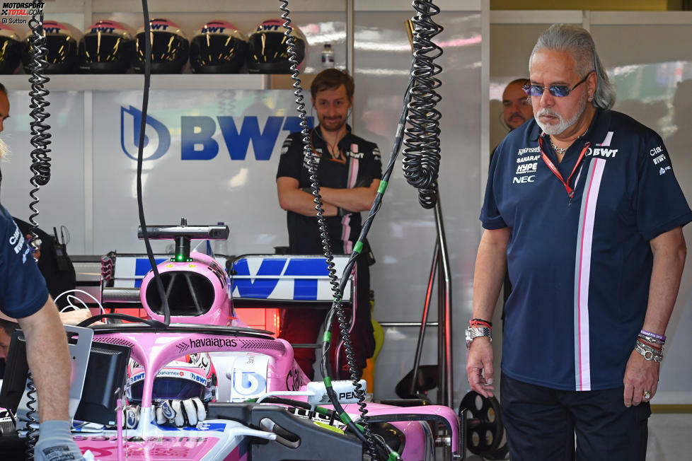 06. Force India (59 Millionen Euro): McLaren und Williams haben zusammen nur etwa die Hälfte der Punkte von Force India erzielt, und doch verdienen beide mehr als das Team von Vijay Mallya. Wäre die Einnahmenverteilung nicht so ungerecht, wäre Force India heute nicht insolvent.