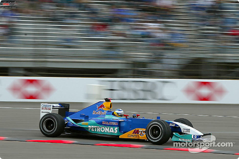 2003: Sauber C22 - 16 Rennen, 6 Punkte, WM-Rang 14