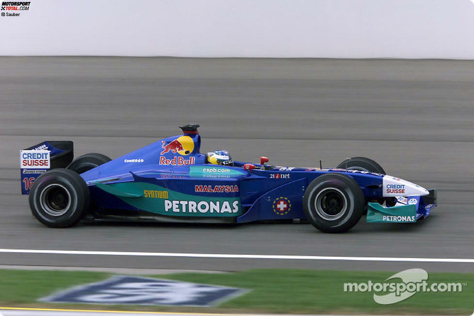 2001: Sauber C20 - 17 Rennen, 12 Punkte, 1 Podestplatz, WM-Rang 8