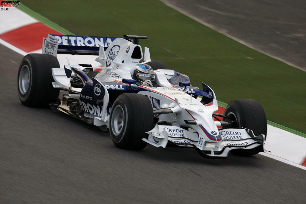 2008: BMW-Sauber F1.08 - 18 Rennen, 60 Punkte, 4 Podestplätze, 2 schnellste Runden, WM-Rang 6