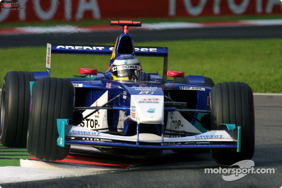 2002: Sauber C21 - 17 Rennen, 7 Punkte, WM-Rang 10