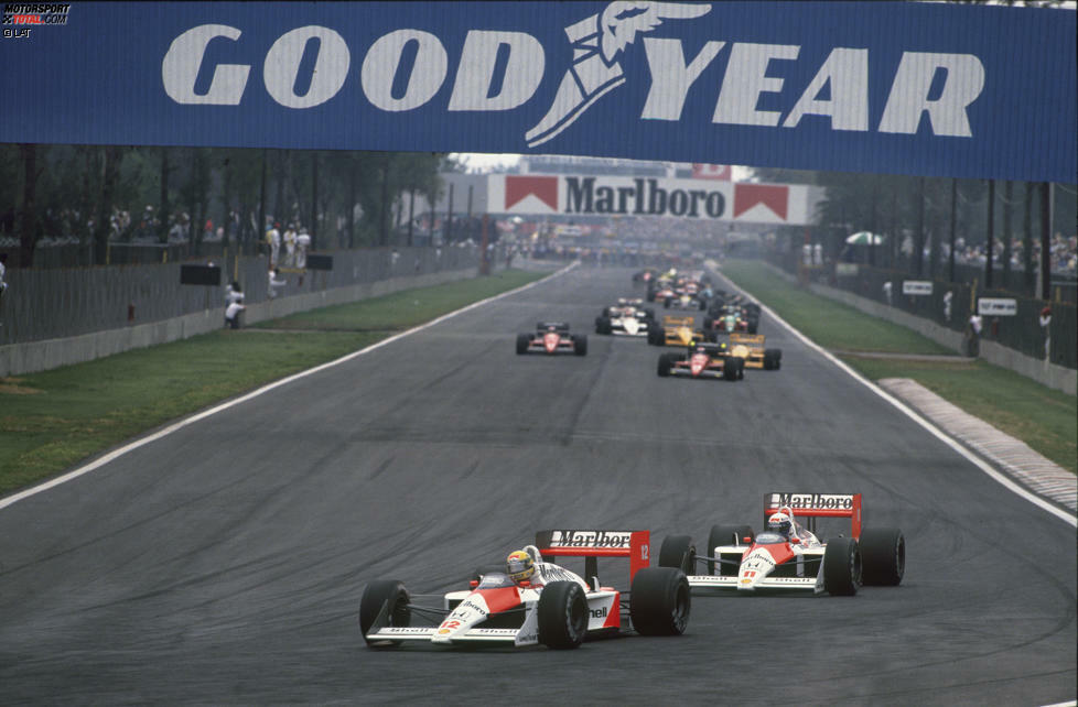 McLaren (1988-1992): 44 Siege, 53 Pole-Positions, 91 Podestplätze