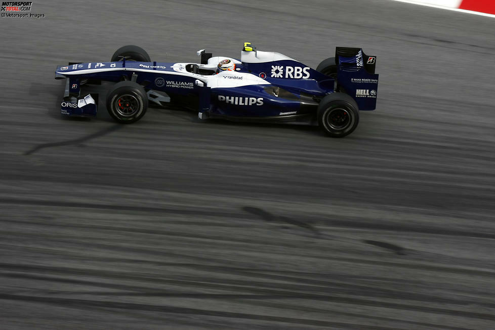 Der Lohn: Das Stammcockpit bei Williams in der Formel-1-Saison 2010 und die ersten WM-Punkte in Malaysia. Doch es kommt noch besser ...