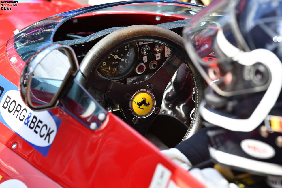 Jacky Ickx im Ferrari 312B von 1970/1971 beim Showrun in Spa-Francorchamps