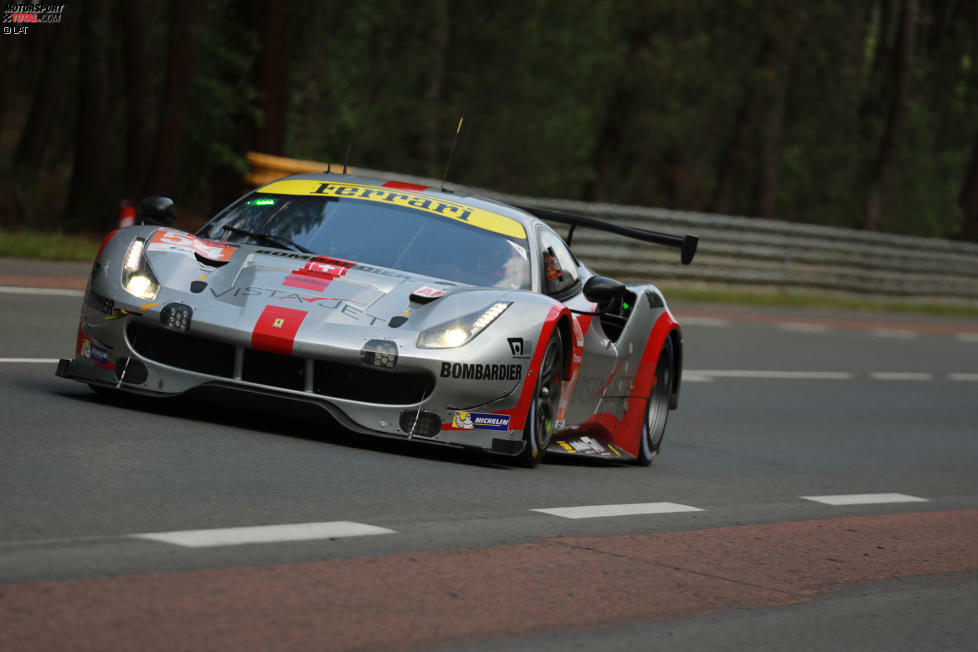 4. LMGTE-Am: #54 Spirit of Race, Ferrari 488 GTE: Thomas Flohr, Francesco Castellacci, Giancarlo Fisichella