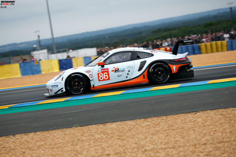 2. LMGTE-Am: #86 Gulf Racing, Porsche 911 RSR: Michael Wainwright, Benjamin Barker, Alex Davison